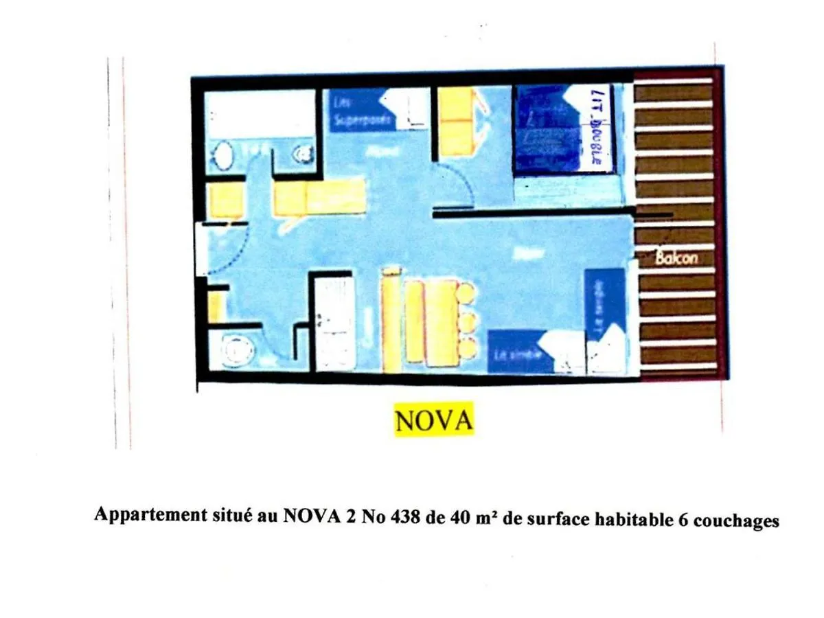 Appartement 2 Pieces Pour 6 Personnes Avec Balcon, Wifi Gratuit, Au Pied Des Pistes - Fr-1-346-541 Les Arcs  Apartment